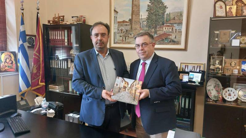 Βέροια: Επίσκεψη Γαλαμάτη και συζήτηση για τις ανάγκες της αυτοδιοίκησης