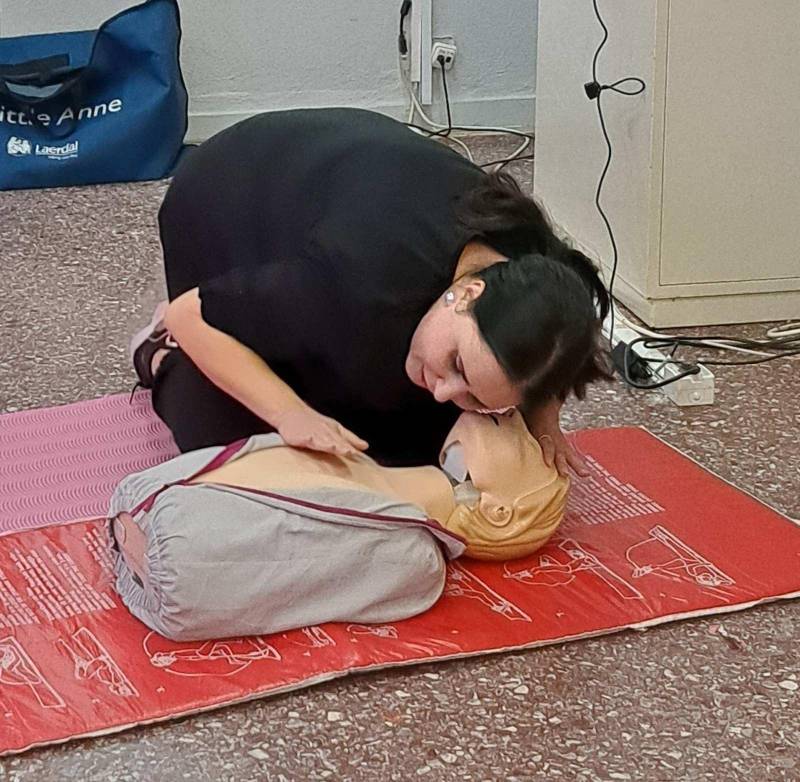 Εκπαιδευτική δράση πρώτων βοηθειών στην 8η ΤΟΜΥ Βεροίας στην Καλλιθέα