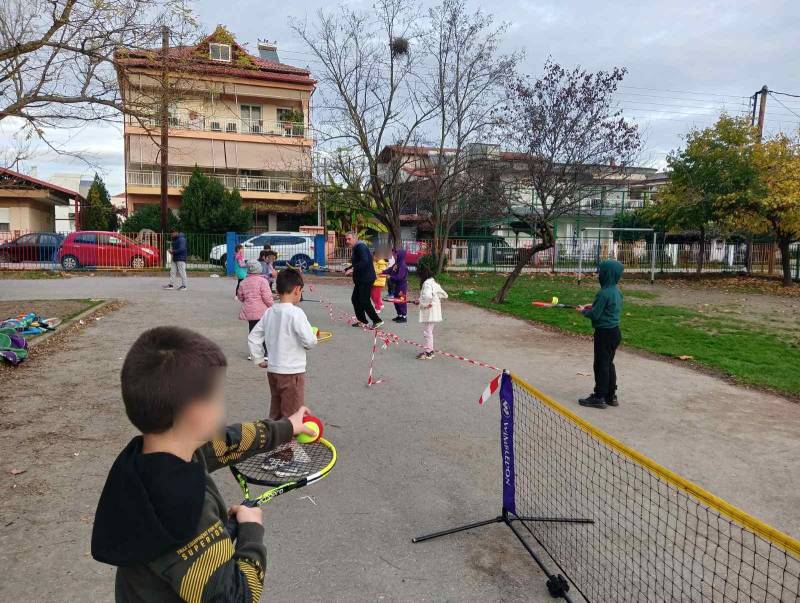 Γνωριμία με την Αντισφαίριση στο 3ο Δημοτικό Σχολείο Αλεξάνδρειας