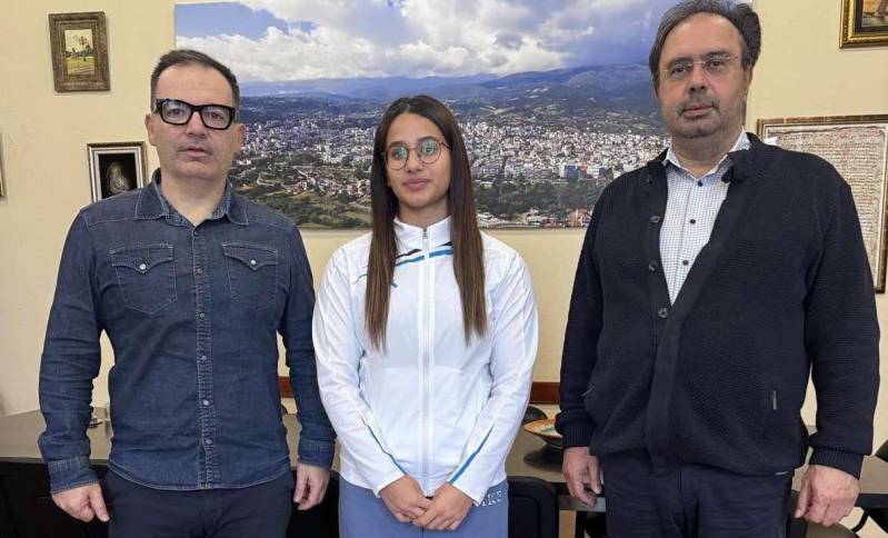 Αθλήτρια του Judo υποδέχθηκε ο Δήμαρχος Βέροιας