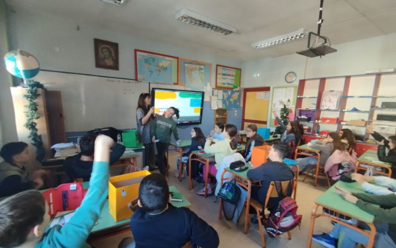 Περιβαλλοντική δράση στο 1ο Δημοτικό Βέροιας
