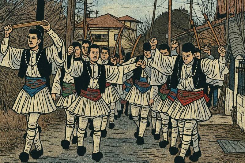 «Ρουγκάτσια» στο Δημοτικό Σχολείο Κλειδίου: Μαθητές ζωντάνεψαν την παράδοση του Ρουμλουκιού