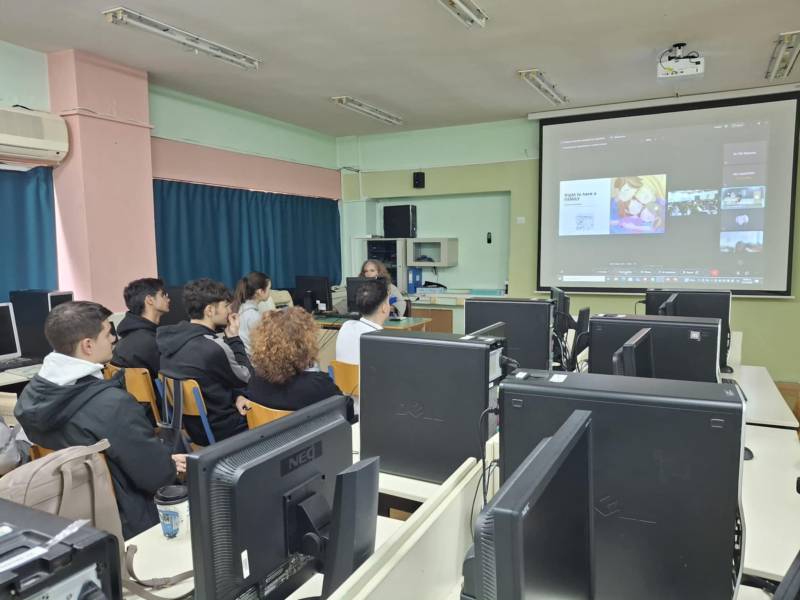 Συμμετοχή των μαθητών-πρέσβεων του Ευρωπαϊκού Κοινοβουλίου του 5ου ΓΕ.Λ. Βέροιας σε ημερίδα με θέμα «Ενδοοικογενειακή Βία – Δικαιώματα του Παιδιού»