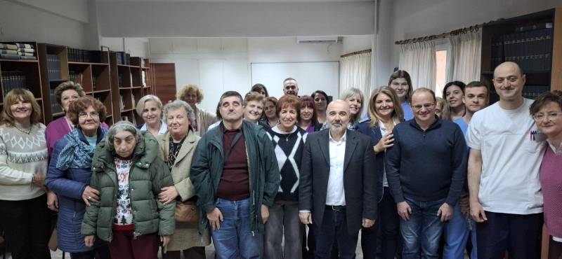 Το Νοσοκομείο Νάουσας υποδέχτηκε το Σύλλογο ΑμεΑ «Υφάδι»
