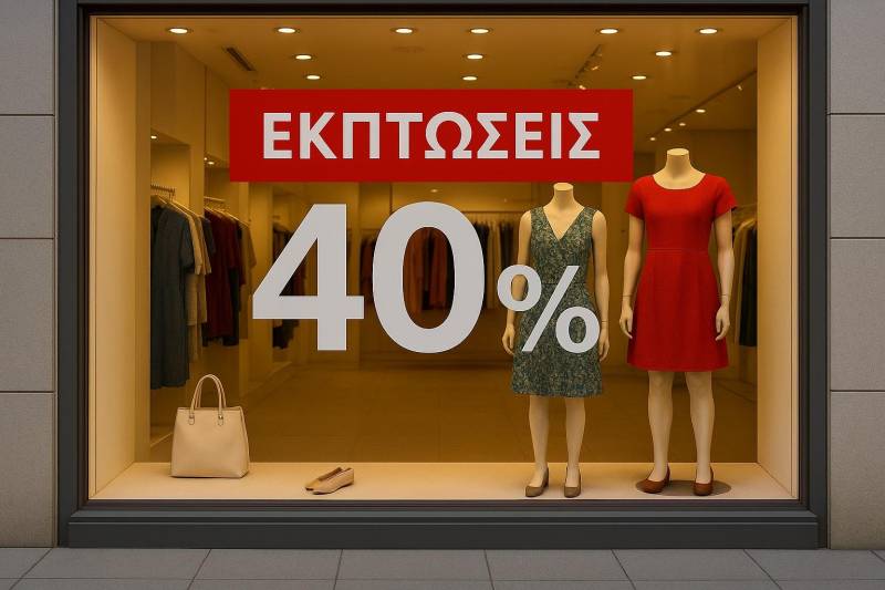 Ξεκινούν την Δευτέρα οι χειμερινές εκπτώσεις