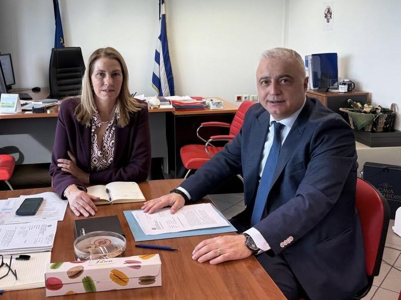 Την επιτάχυνση κρίσιμων αρδευτικών έργων στην Πρασινάδα και στην Κυψέλη συζήτησε ο Υφυπουργός Ανάπτυξης Λάζαρος Τσαβδαρίδης στα αρμόδια Υπουργεία