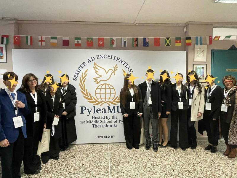 Μαθητές του Γυμνασίου Μακροχωρίου λάμπρυναν στη 1η Σύνοδο Προσομοίωσης των Ηνωμένων Εθνών, PyleaMUN