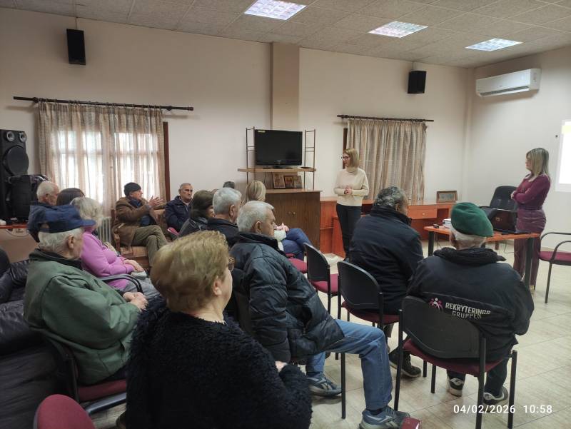 Ενημερωτική δράση στον Άγιο Γεώργιο για την κακοποίηση της Τρίτης Ηλικίας
