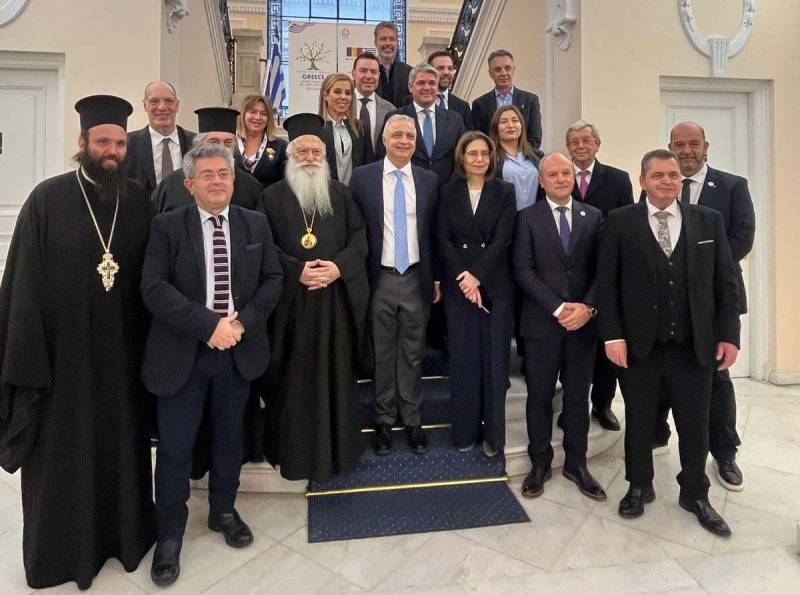 Ημαθιώτικη αντιπροσωπεία στην Ελληνική Πρεσβεία στο Βουκουρέστι
