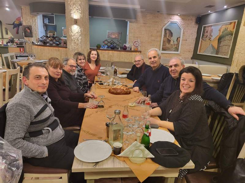 Το διοικητικό συμβούλιο του Ομίλου Φίλων Θεάτρου και Τεχνών Βέροιας έκοψε την βασιλόπιτα