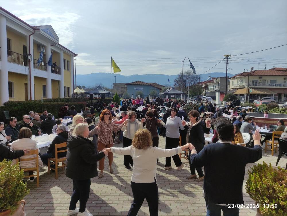 Παραδοσιακά Κούλουμα με μαζική συμμετοχή στον Άγιο Γεώργιο Βέροιας