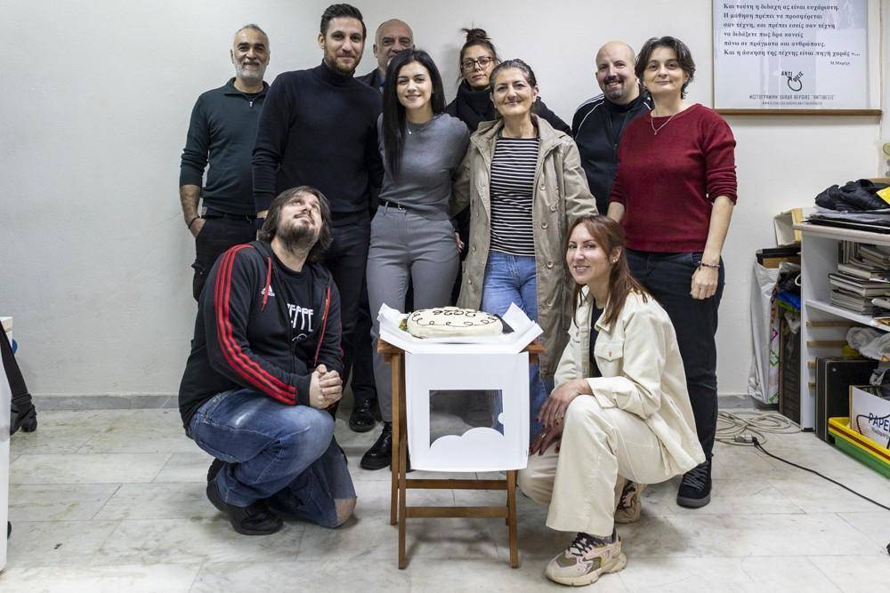 Η Φωτογραφική Ομάδα Βέροιας «Αντίθεσις» έκοψε τη βασιλόπιτά της