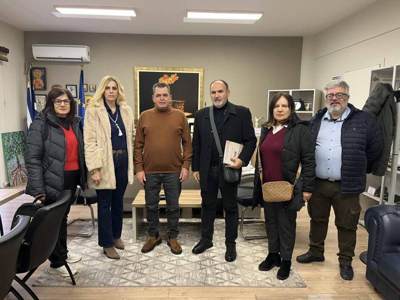 Εθιμοτυπικές επισκέψεις του νέου Δ.Σ. του Συλλόγου Βλάχων Βέροιας σε θεσμικούς φορείς