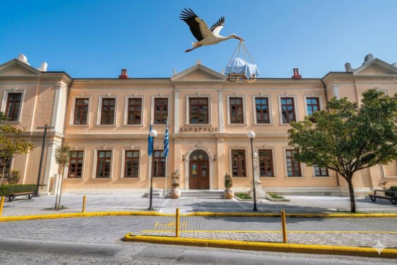 Ο…πελαργός θα κάνει δύο φορές στάση στο Δημαρχείο Βέροιας
