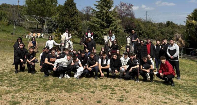 Εκπαιδευτική επίσκεψη του 3ου ΓΕΛ Βέροιας στον Ιππικό Όμιλο