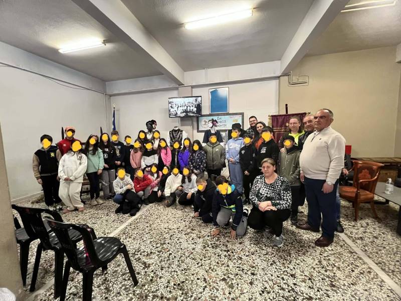 Μαθητές του 3ου Δημοτικού Μακροχωρίου γνώρισαν την παράδοση στον Λαογραφικό Σύλλογο Ντόπιων
