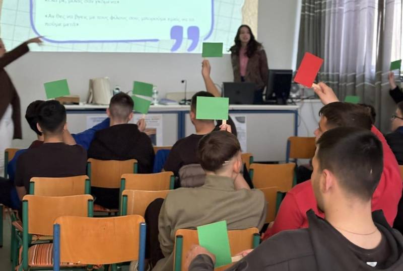 ΕΠΑΛ Βέροιας: Δράσεις ευαισθητοποίησης για την έμφυλη βία από την «Πρωτοβουλία για το Παιδί»