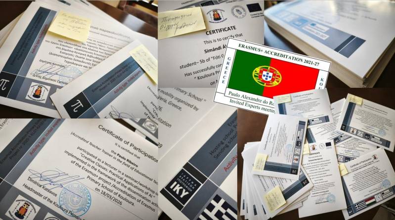 Για δυο μήνες το Erasmus+ μετατρέπει το Δημοτικό Σχολείο Κουλούρας σε κόμβο Ευρωπαϊκής Συνεργασίας