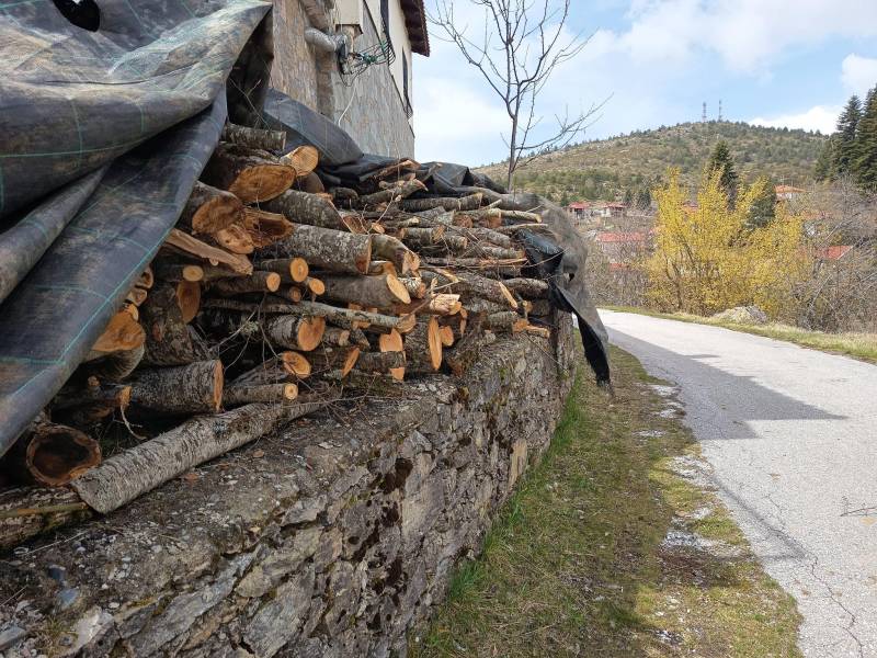 Διαθέσιμα ξύλα για τους κατοίκους Σελίου από εργασίες καθαρισμού στο δάσος