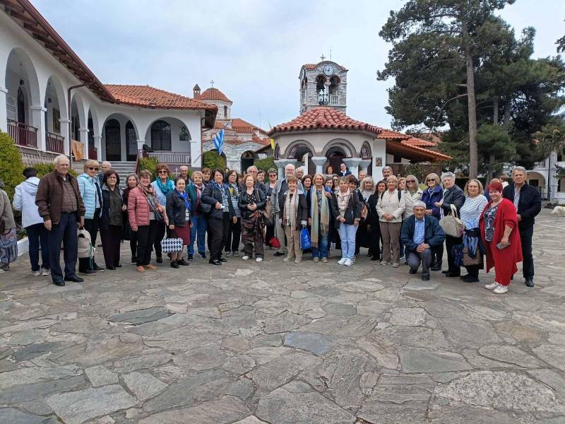 Εκδρομή των ΚΑΠΗ Νάουσας στη Δράμα – Πνευματικές και φυσιολατρικές εμπειρίες για τα μέλη