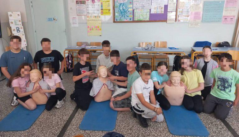 5ο Δημοτικό Νάουσας: Πολύτιμα μαθήματα ζωής μέσα από βιωματική εκπαίδευση στις Πρώτες Βοήθειες