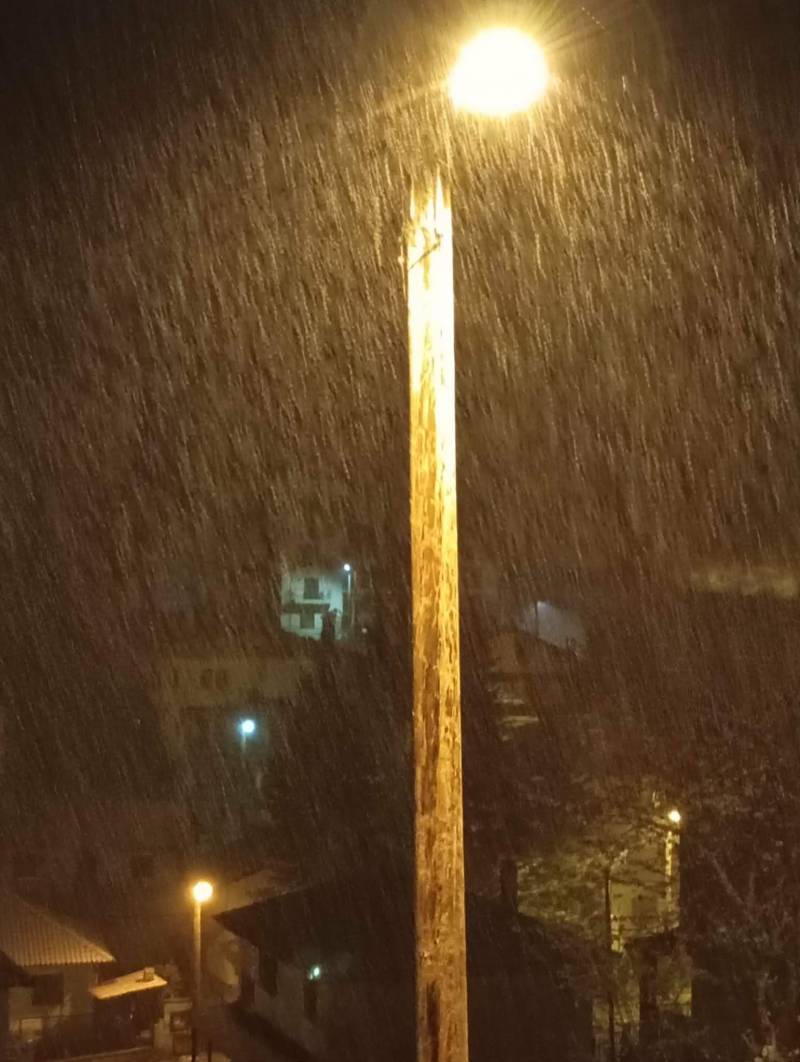 Πρωτομαγιά με χιόνι στο Σέλι
