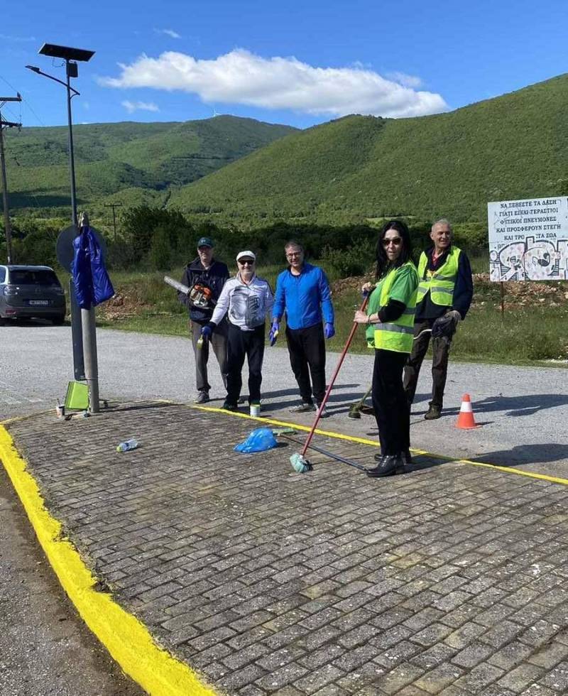 Εθελοντική δράση καθαρισμού και καλλωπισμού στο Ξηρολίβαδο