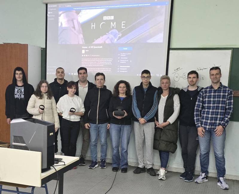 Οι σπουδαστές της Πειραματικής ΣΑΕΚ Βέροιας γνώρισαν τον κόσμο της Εικονικής και Επαυξημένης Πραγματικότητας