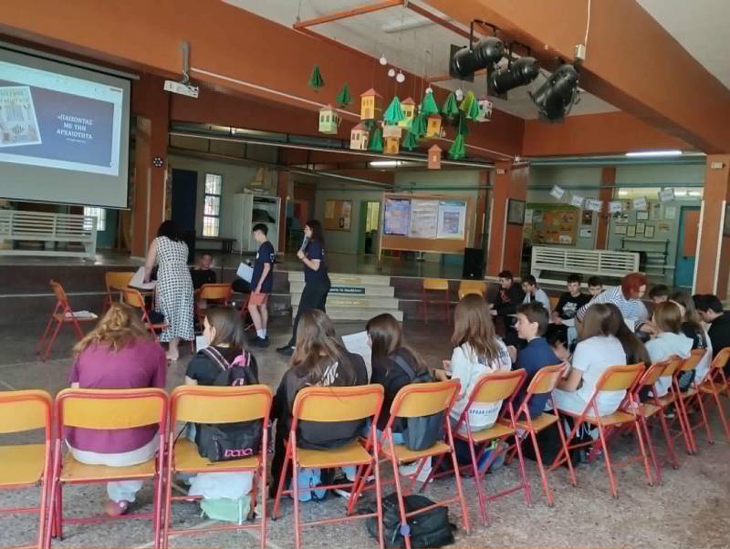 Βιωματική μάθηση και πολιτισμός συναντήθηκαν στη διασχολική δράση του 2ου Γυμνασίου Βέροιας