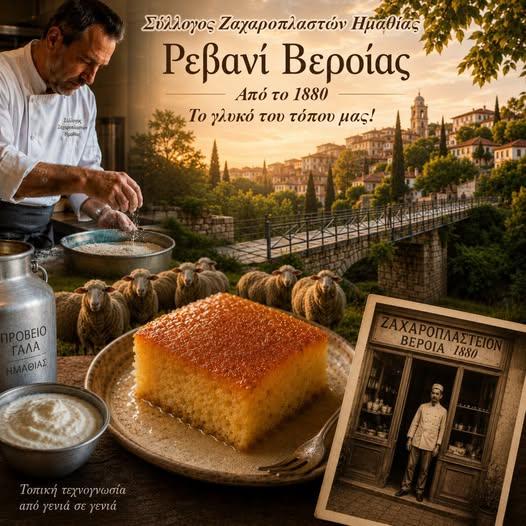 Το γλυκό του γαλακτοπώλη: Η ιστορία πίσω από το αυθεντικό ρεβανί της Βέροιας