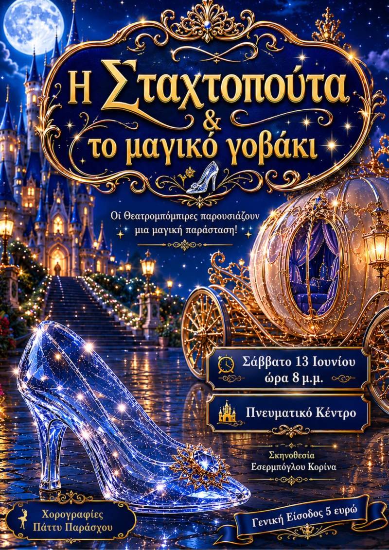 Παραμυθένια νύχτα με τη «Σταχτοπούτα & το Μαγικό Γοβάκι» στην Αλεξάνδρεια