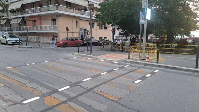 Σε λειτουργία η πρώτη “έξυπνη” διάβαση πεζών στην Βέροια