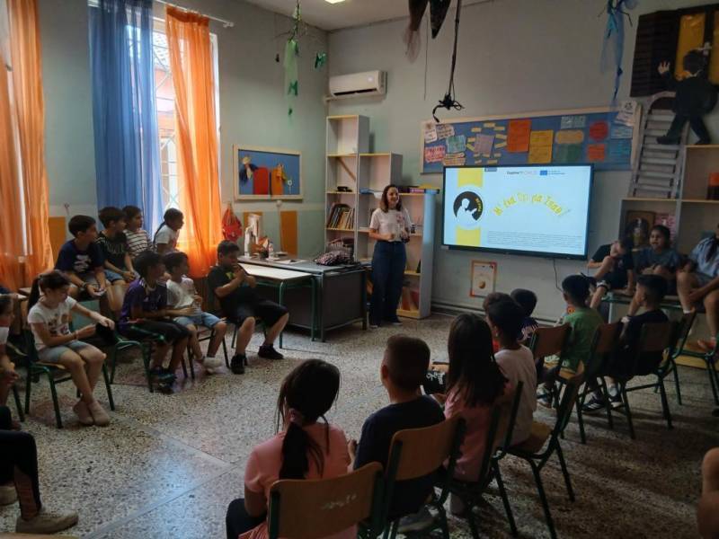 Ολοκληρώθηκε στο Δημοτικό Σχολείο Κουλούρας το πρόγραμμα «Μ’ ένα ΟΧΙ για Σπαθί»