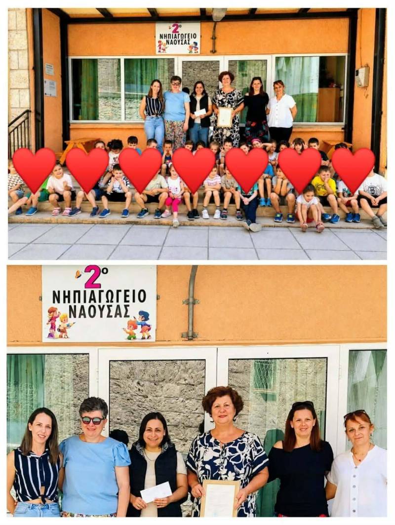 Οι μικροί μαθητές έδωσαν το μεγάλο παράδειγμα προσφοράς στο Κοινωνικό Παντοπωλείο Νάουσας