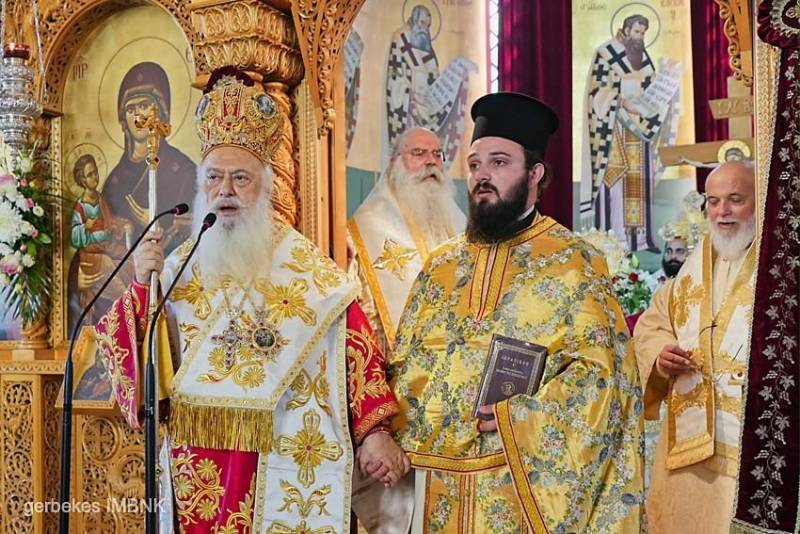 Χειροτονία Πρεσβυτέρου στη Μονή Αγίας Κυριακής στο Λουτρό