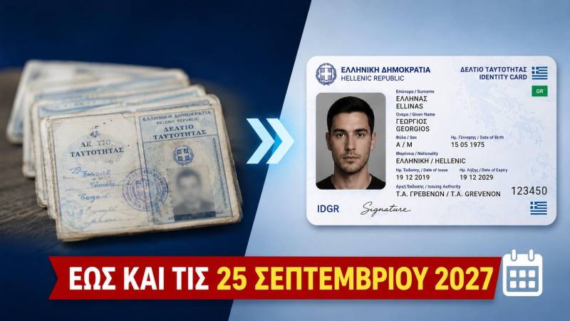 Παράταση με… αστερίσκους για τις παλιές ταυτότητες – Τι αλλάζει έως τον Σεπτέμβριο του 2027