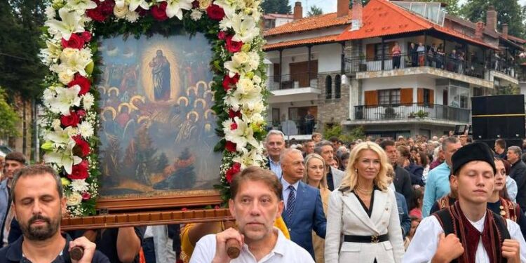 Στο επίκεντρο του Δεκαπενταύγουστου το Σέλι – Πλήθος κόσμου στην περιφορά