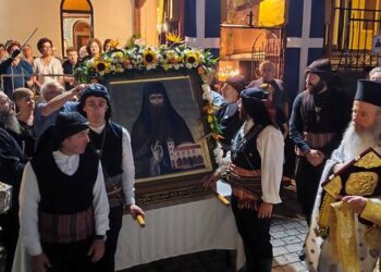 Με λαμπρότητα ο εορτασμός του Πολιούχου της Νάουσας Οσίου Θεοφάνους του Θαυματουργού