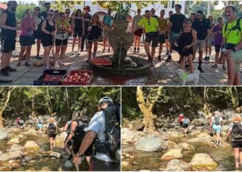 Πάνω από 50 εκδρομείς στο Φαράγγι Κράστας