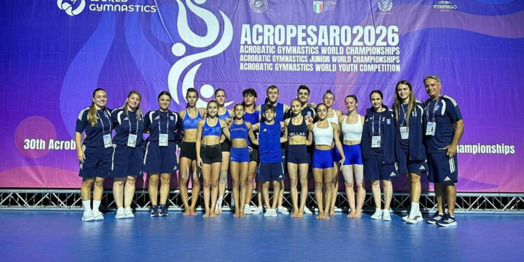 Στο Πέζαρο της Ιταλίας η Εθνική Αποστολή Ακροβατικής Γυμναστικής για τους Παγκόσμιους Αγώνες Ηλικιών