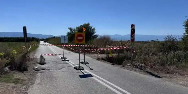 Έκλεισε γέφυρα στη Μελικιώστρατα λόγω καθίζησης