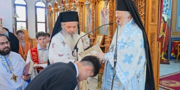 Χειροθεσία Αναγνώστη στον Άγιο Αλέξανδρο Αλεξάνδρειας