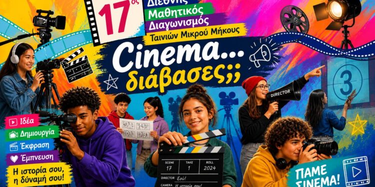 Ξεκινά ο Διεθνής Μαθητικός Διαγωνισμός Ταινιών Μικρού Μήκους