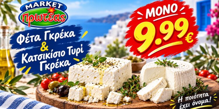 Market Πρωτέας: Τυριά Γκρέκα σε προνομιακή τιμή