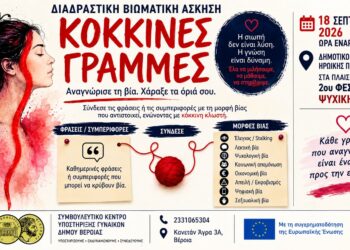 «Κόκκινες Γραμμές»: Βιωματική δράση κατά της βίας στη Νάουσα