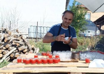 Μαρμελάδα ντομάτας Ριζωμάτων για τους αθλητές στις «Πιερίδες Μούσες»