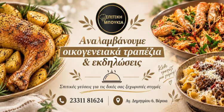 Σπιτική Μπουκιά στη Βέροια: Γεύσεις σαν σπιτικές, φτιαγμένες καθημερινά με μεράκι