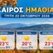 Ημαθία: Ηλιοφάνεια και πρωινή ψύχρα την Τρίτη