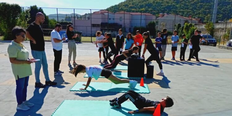 Το Fitness Challenge γνώρισαν οι μαθητές του 4ου Δημοτικού Σχολείου Νάουσας