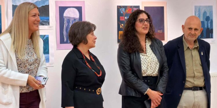Νάουσα: Η παιδική φαντασία συνάντησε τον Βαν Γκογκ στην 7η Έκθεση Ζωγραφικής της Ευξείνου Λέσχης
